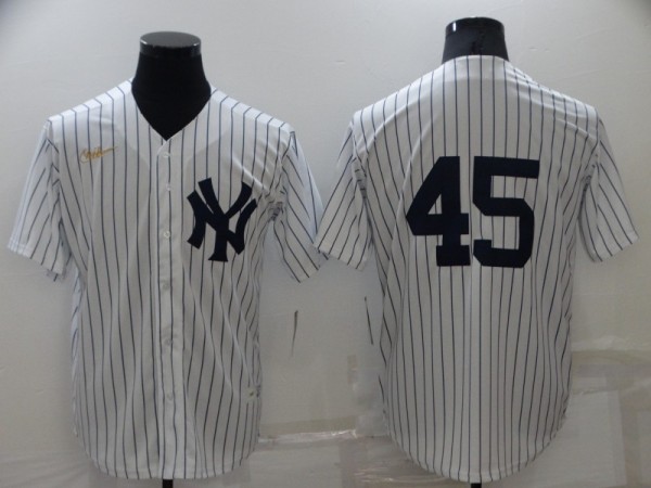 MLB New York Yankees #45 Jordan White Game Nike Jersey