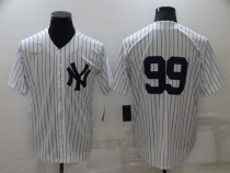 MLB New York Yankees #99 Judge White Game Nike Jersey