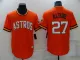 MLB Houston Astros #27 Jose Altuve OrangeThrowback Nike Jersey