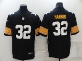 Men's Pittsburgh Steelers #32 Harris Black Vapor Untouchable Limited Jersey