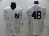 MLB New York Yankees #48 Rizzo White Game Jersey