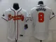 MLB Atlanta Braves #8 Eddie Rosario 2022 White/Gold World Series Champions Program Flex Elite Jersey