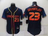 MLB Houston Astros #23 Michael Brantley 2022 Navy City Connect Flex Elite Jersey