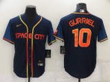 MLB Houston Astros #10 Gurriel 2022 Navy City Connect Jersey