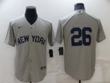 MLB New York Yankees #26 DJ LeMahieu 2021 Grey Field Of Dreams Jersey
