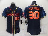 MLB Houston Astros #30 Kyle Tucker 2022 Navy City Connect Flex Elite Jersey