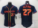 MLB Houston Astros #27 Jose Altuve 2022 Navy City Connect Flex Elite Jersey