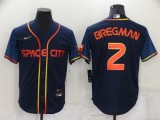 MLB Houston Astros #2 Alex Bregman 2022 Navy City Connect Jersey