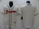 MLB Atlanta Braves Blank Cream Game Nike Jersey