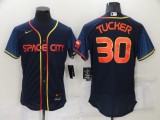 MLB Houston Astros #30 Kyle Tucker 2022 Navy City Connect Flex Elite Jersey