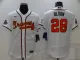 MLB Atlanta Braves #28 Matt Olson 2022 White/Gold World Series Champions Program Flex Elite Jersey