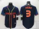 MLB Houston Astros #3 Jeremy Peña 2022 Navy City Connect Jersey