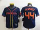 Youth Houston Astros #44 Yordan Alvarez 2022 Navy City Connect Jersey