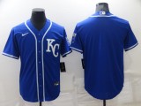 MLB Kansas City Royals Blank Blue Game Nike Jersey