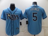 MLB Tampa Bays Rays #5 Franco Blue Game Nike Jersey