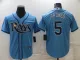 MLB Tampa Bays Rays #5 Franco Blue Game Nike Jersey