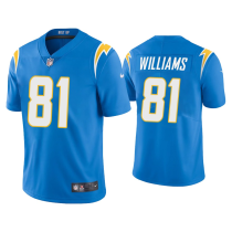 Men's Los Angeles Chargers #81 Mike Williams Light Blue Vapor Untouchable Limited Jersey