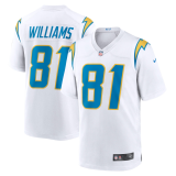 Men's Los Angeles Chargers #81 Mike Williams White Vapor Untouchable Limited Jersey