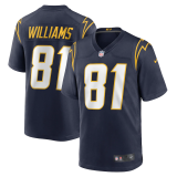 Men's Los Angeles Chargers #81 Mike Williams Navy Vapor Untouchable Limited Jersey