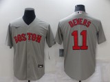 MLB Boston Red Sox #11 Devers Grey Game Nike Jersey