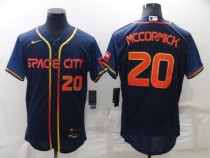 MLB Houston Astros #20 Chas McCormick 2022 Navy City Connect Flex Base Elite Jersey