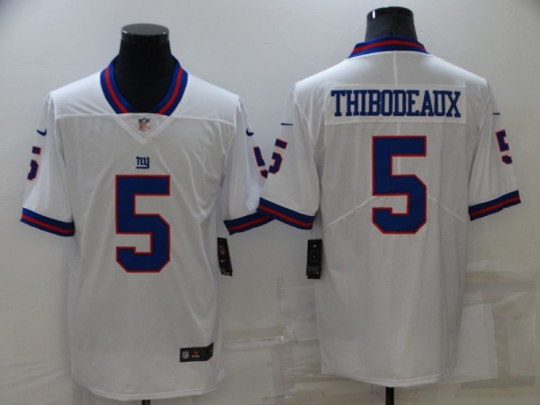 Men's New York Giants #5 Kayvon Thibodeaux White Color Rush Limited Jersey