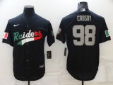 Men's Las Vegas Raiders #98 Maxx Crosby Black Mexico Limited Jersey