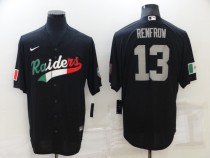 Men's Las Vegas Raiders #13 Hunter Renfrow Black Mexico Limited Jersey