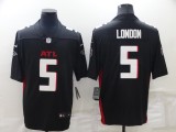 Men's Atlanta Falcons #5 Drake London Black Vapor Untouchable Limited Jersey