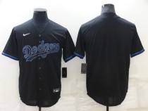 MLB Los Angeles Dodgers Blank Black Game Jersey