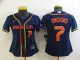 Women MLB Houston Astros #7 Craig Biggio 2022 Navy City Connect Jersey