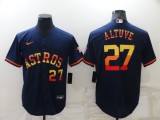 MLB Houston Astros #27 Jose Altuve 2022 Navy Jersey