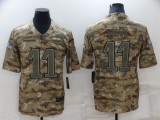 Men's Philadelphia Eagles #11 A. J. Brown Camo Salute To Service Limited Jersey