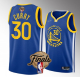 NBA Golden State Warriors #30 Stephen Curry 2022 Royal Jersey