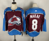 Men's Adidas Colorado Avalanche #8 Cale Makar Red Stitched NHL Jersey