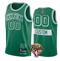 NBA Boston Celtics #0 Jayson Tatum 2022 Green Finals Jersey