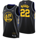NBA Golden State Warriors #22 Andrew Wiggins 2022 Black Finals Jersey
