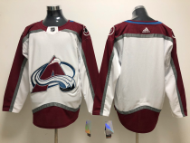 Men's Colorado Avalanche Blank White NHL Adidas Jersey
