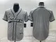 Men's Dallas Cowboys Blank Grey Baseball Nike Jersey