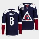 Men's Colorado Avalanche #8 Cale Makar 2022 Navy Stanley Cup Final Patch Jersey