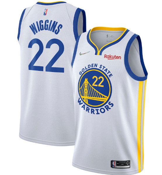 US$ 23.00 - NBA Golden State Warriors #22 Andrew Wiggins 2022 White ...