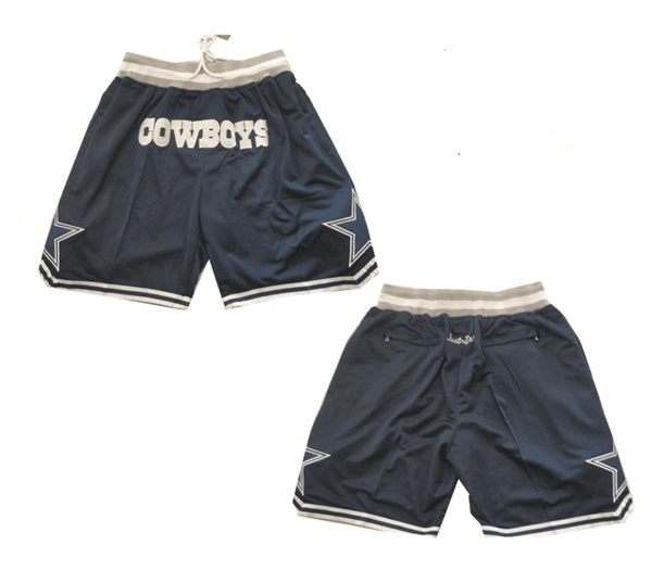 Dallas Cowboys Navy Shorts(Run Small)