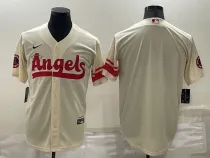 MLB Los Angeles Angels Blank Cream 2022 City Connect Jersey