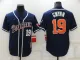 MLB San Diego Padres #19 Gwynn Blue Throwback Jersey