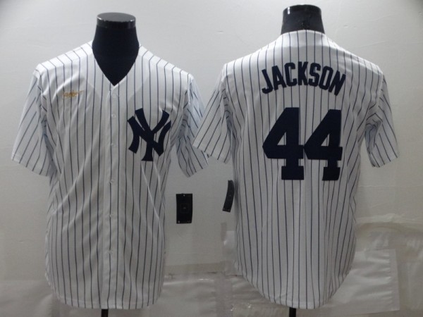 MLB New York Yankees #44 Jackson White Nike Game Jersey