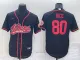 Men's San Francisco 49ers #80 Rice Black Baseball Nike Jersey