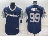 MLB New York Yankees #99 Judge Navy Nike Game Jersey