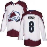 Men's Colorado Avalanche #8 Cale Makar NHL White Adidas Jersey