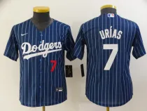 Youth MLB Los Angeles Dodgers #7 Julio Urias Blue Game Nike Jersey