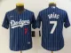 Youth MLB Los Angeles Dodgers #7 Julio Urias Blue Game Nike Jersey